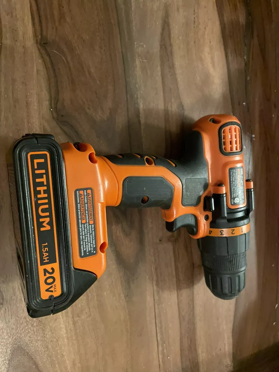 Black & Decker LDX120c Review - 20 Volt Lithium-ion Cordless Drill/driver 