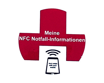 5 Stk. NFC-NTag215  exclusiv, ideal für Ihre Notfall-Informationen geeignet 
