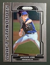 2021 Jackson Jobe SP Silver Rookie Draft Standouts Panini Prizm Draft Picks DSJJ