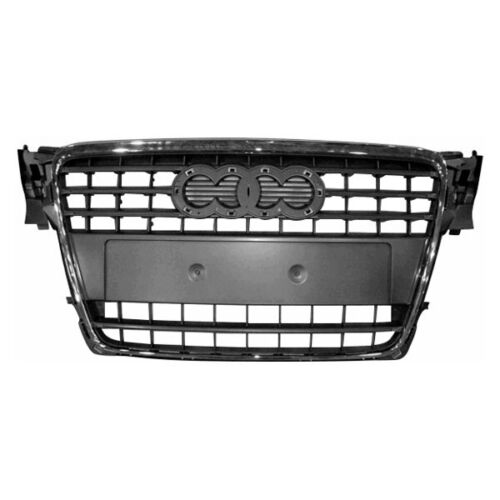 Front Grill Grey With Chrome Frame Audi A4 B8 2008-2012 Brand New High Quality - Picture 2 of 3
