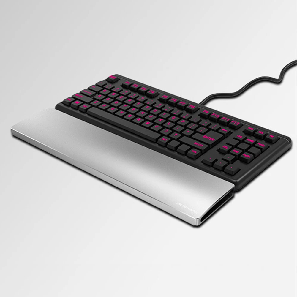 Aluminum Alloy Mechanical Keyboard Wrist Rest for 87 Keys Hand Support