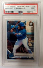 2019 Donruss Optic Vladimir Guerrero Jr. Rated Rookie PSA 9 MINT Blue Jays RC
