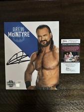 Drew McIntyre Signed 8x10 Autograph Photo WWE WrestleMania RAW SmackDown JSA COA