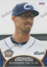 2016 International League All Star Shawn Armstrong RC Rookie Indians