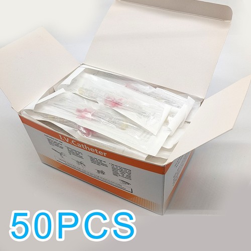 50PCS Disposable Veterinary IV Intravenous Catheter Instruments All Size Animals - Picture 5 of 20