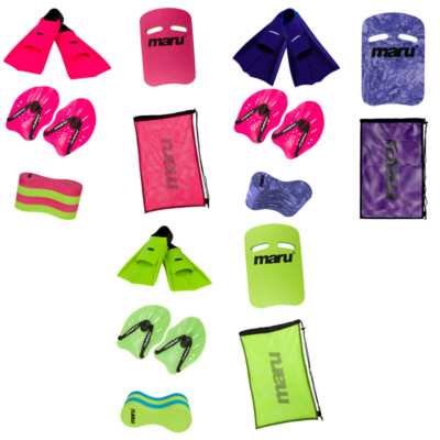 Maru Advanced JNR/SNR Swimming Equipment Pack Five Training Aids Assist  Bundle UK