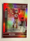 2019 Panini Absolute Football Spectrum Red Nick Bosa #16