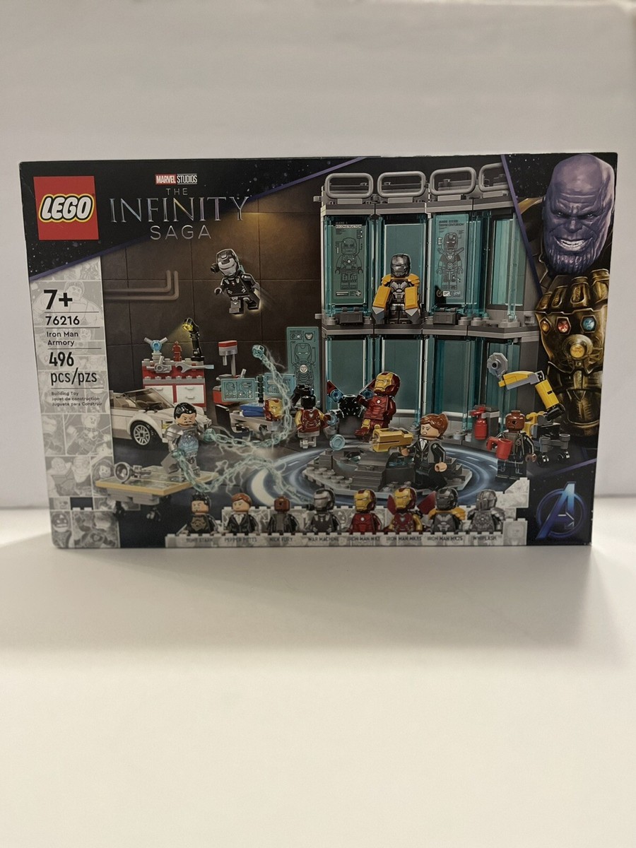 LEGO Marvel Super Heroes 76216 Iron Man Armory, BRAND NEW in Box