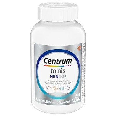 Minis Silver Multivitamin for Men 50 Plus Multivitamin/Multimineral Supplemen...