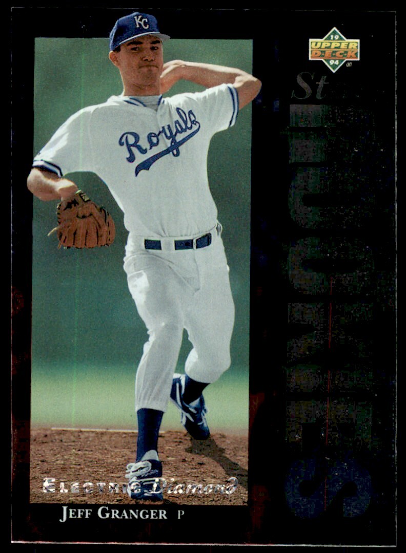 1994 Upper Deck Electric Diamond Star Rookies Jeff Granger .  Kansas City Royals
