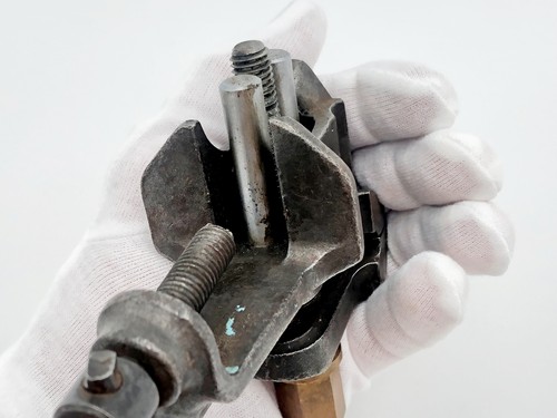 Vise with Anvil Clamp Vintage Soviet Mini Desk Vice Jewelry Tool Adjustable USSR - Picture 9 of 12