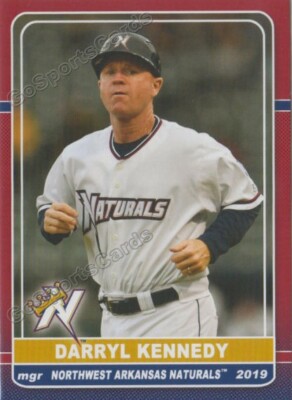 2019 Northwest Arkansas Naturals Darryl Kennedy MGR Royals