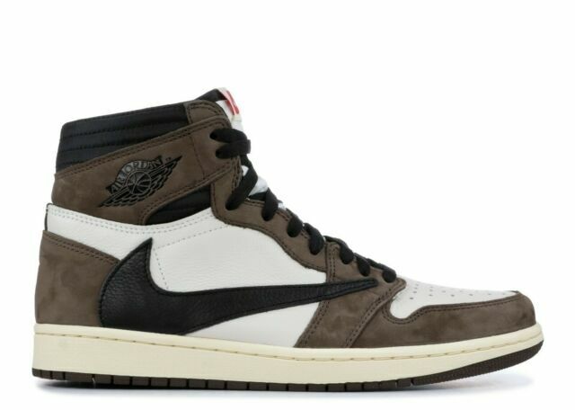 Nike Air Jordan 1 Retro High Travis Scott Basket Shoes - Sail/Black-Dark  Mocha, US 11 (CD4487-100) for sale online | eBay