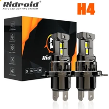 For Motorcycle H4 LED Hi/Lo Beam Front Light Bulb Super Bright Headlight 6500K