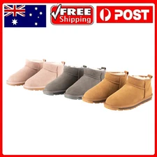 UGG Classic Ultra Mini Ankle Boots Australian Sheepskin Wool Womens Water Resist