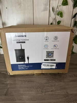 DEWENWILS - HOSL05D2 Smart Landscape Transformer, Waterproof 300W, Black