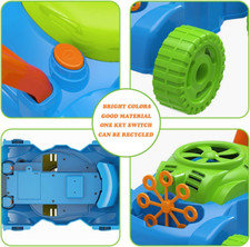 Bubble Lawn Mower for Toddlers   Outdoor Bubble Blower, Ages 1-3, Push Toy