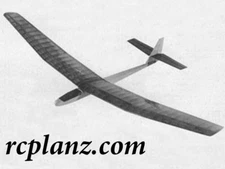 R/C AIRPLANE PLANS & PATTERNS: Windrifter 99" Wingspan - RC Glider / Sailplane
