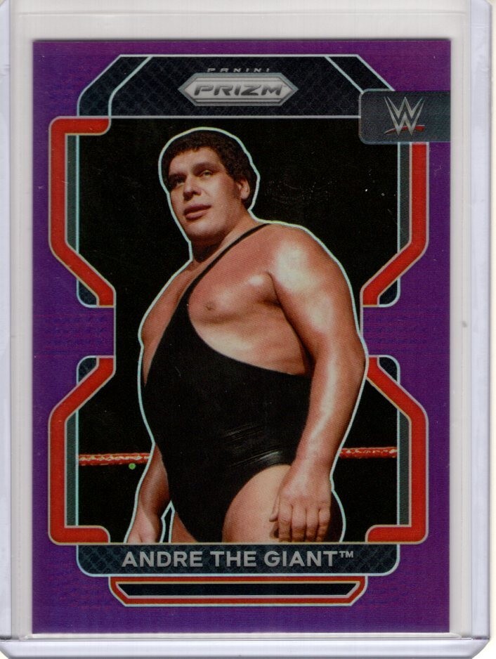 ANDRE THE GIANT 2022 Prizm WWE Purple #d /149