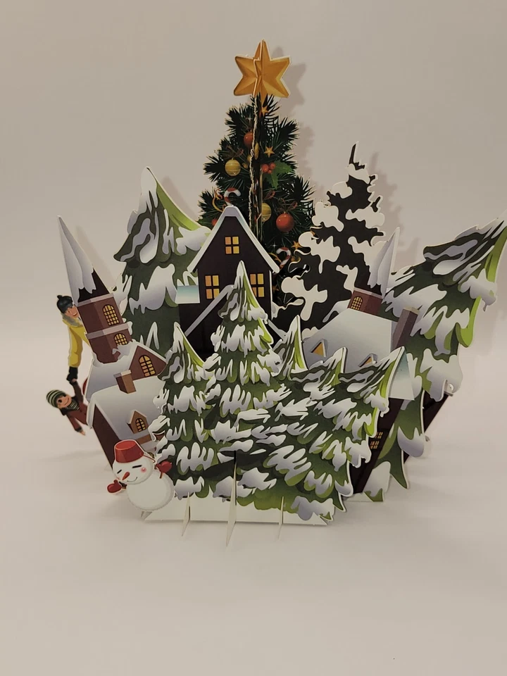 Pop Up Merry Christmas Greeting Card  #39 - Image 4 of 4