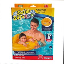NWB Bestway Swim Safe One Baby Float Seat for 0-1 Year Old for Safe Water Fun