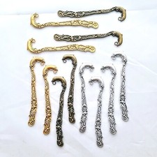 12 Dolphin Bookmarks Metal has Hole for DIY Jewelry Making Mixed Metal lot of 12