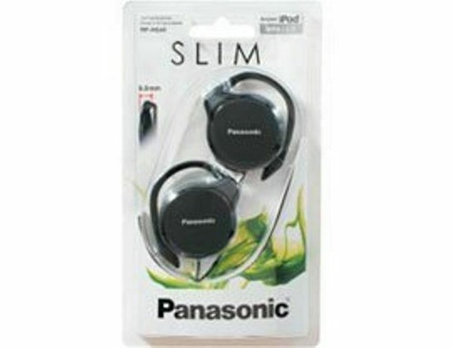 Panasonic Slim Clip-on Stereo Earphones Headphones PA-RP-HS46E-K Black For Mp3 - Picture 1 of 1