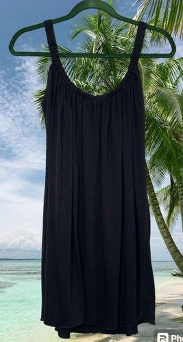 Venus Badeanzug Überkleid schwarz Spaghettiträger schulterfrei Large - Bild 1 von 9