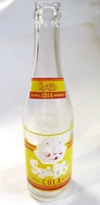 RARE VINTAGE SPIFFY A SWELL COLA  ACL BOTTLE ROCHESTER BOTTLING CO. 12 FL. OZ.