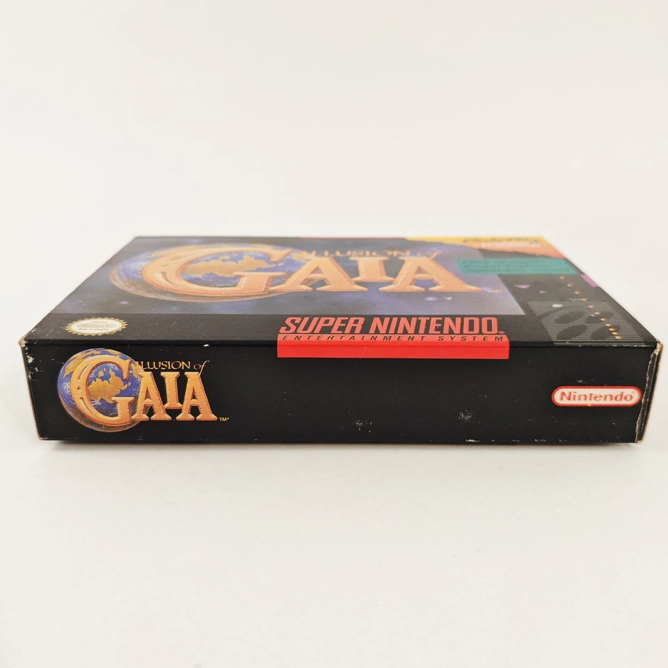 SNES Super Nintendo Illusion of Gaia OVP CIB NTSC-U US MAP-KARTE POSTER RARE - Bild 4 von 4