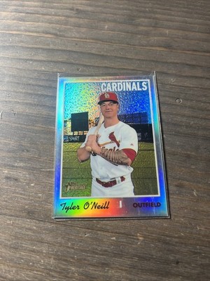 Tyler O'Neill 2019 Topps Heritage Chrome Refractor /569 THC-564 Cardinals