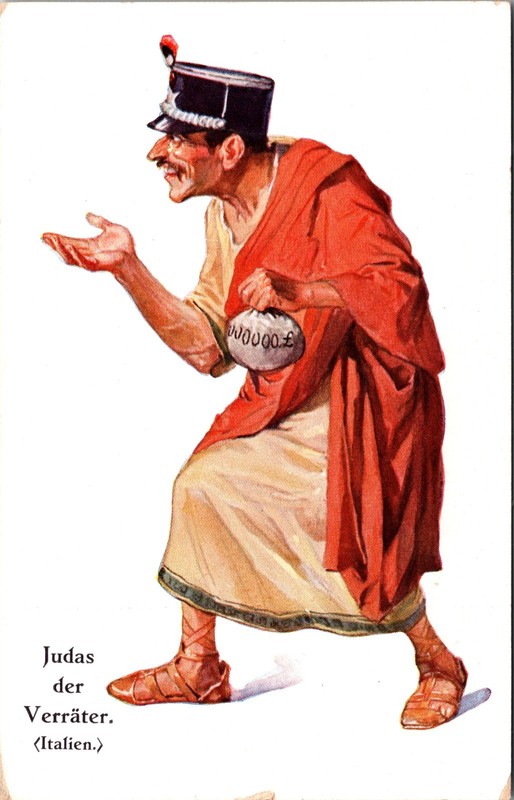 Mint Germany Judaica Italy Betrayal PPC Picture Postcard Judas the Traitor Bible