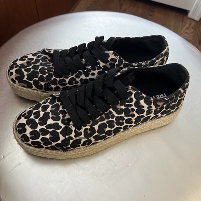 NEW TRETORN LEOPARD ESPADRILLE SNEAKERS  size 8.5