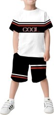 Boys' short-sleeved suit, fashionable and comfortable, suitable