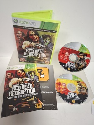 Red Dead Redemption Goty Edition Xbox 360 Spiel mit Handbuch saubere Discs getestet 