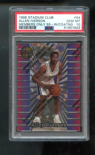 Allen Iverson 1996 Stadium Club Members Only 55 card