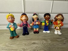 The Puzzle Place Vintage Set of 5 Figures 1993/1994 Character Toys PBS Kids