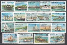 Grenada - Mail 1980 Yvert 931/49 ** Mnh Ships