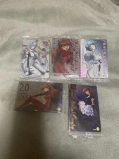 Evangelion Wafer Card Set Asuka CLSP-04, Ayanami VA-03 Unopened 5 pcs