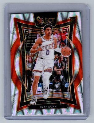 2024-25 Panini Select Ryan Dunn #100 Tectonic Prizm RC Rookie Suns