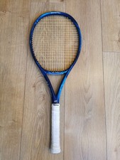 Tennis Racquet YONEX EZONE 98 Deep blue v6 305g, G2, synthetic gut strings
