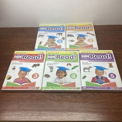 YOUR BABY CAN READ EARLY LANGUAGE INTERACTIVE DEVELOPMENT SYSTEM 1-5 DVD SET