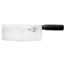 MERCER CUTLERY M21020 Chinese Chef Knife,8" Blade,Black Handle 6AKT3