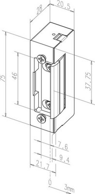 Assa Abloy effeff Türöffner 27E---------D11 Türöffner Türöffner