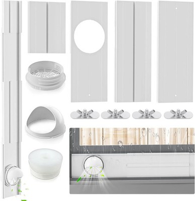 Insputer Portable ac Window Vent Kit with Universal Coupler, New Adjustable Air