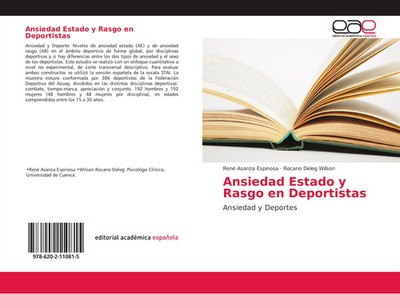 René Asanza Espinosa (u. a.) | Ansiedad Estado y Rasgo en Deportistas | Buch