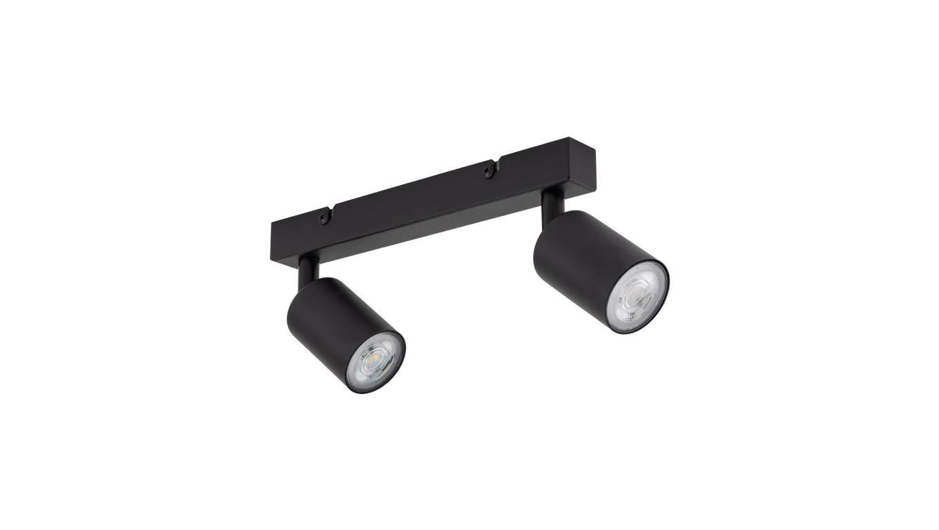 5901780561758 Lampa sufitowa czarna 2x reflektorki na listwie TOP BLACK 2xGU10 6 12490₽