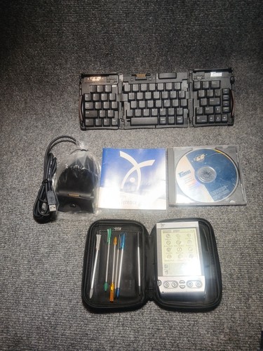 Handspring Visor Platinum W/8MB Flash Module and Case TESTED Working Many Accs