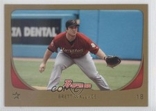 2011 Bowman Gold Brett Wallace #154 0c4