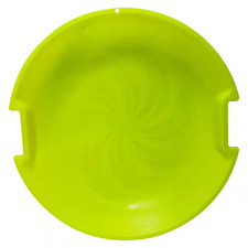 ESP Series 26 In. Day Glow Super Saucer V Disc Sled with Molded Handles and Text
